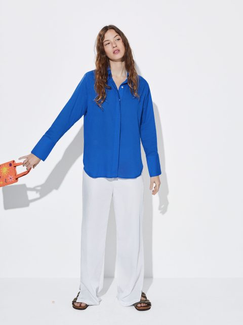 Kosele Parfois 100% Bavlnene Damske Modre | SK-GB6789120