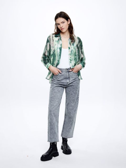 Kosele Parfois Lyocell Printed Damske Hnede | SK-EO4892053