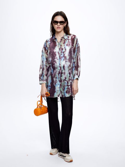 Kosele Parfois Lyocell Printed Damske Hnede | SK-JD9360578