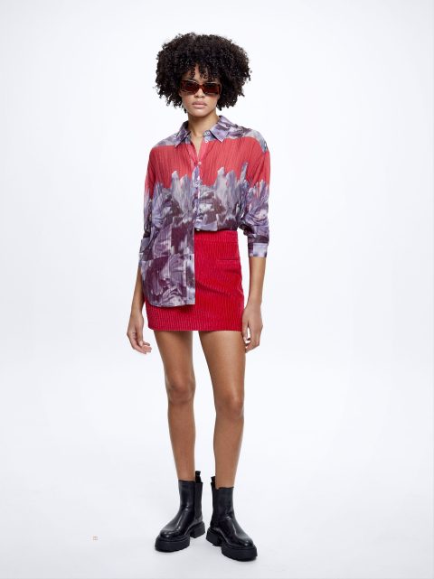 Kosele Parfois Lyocell Printed Damske Viacfarebný | SK-AU0417259