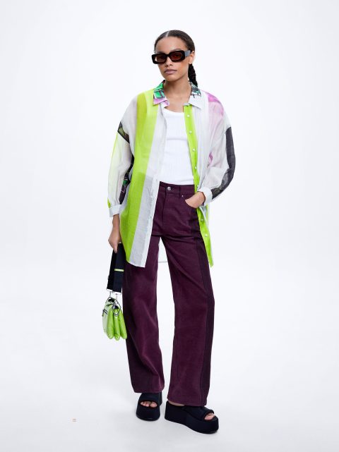 Kosele Parfois Lyocell Printed Damske Viacfarebný | SK-PD4702981