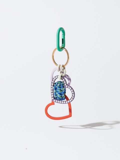 Kľúčenka Parfois Heart Key Chain Damske Viacfarebný | SK-AM2384059