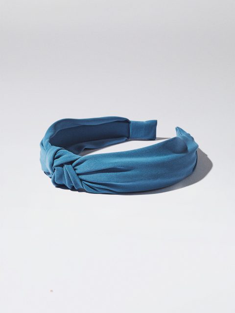 Latkove Celenky Parfois Siroke Topanky With Knot Damske Modre | SK-KE2753084
