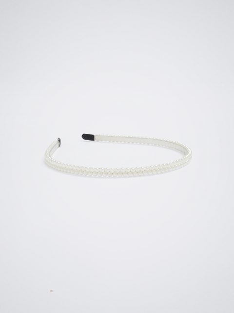 Latkove Celenky Parfois Thin With Pearls Damske Biele | SK-ER6451398