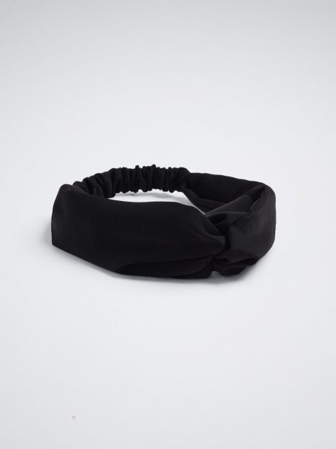 Latkove Celenky Parfois Turban-Štýl Damske Čierne | SK-WJ9063147