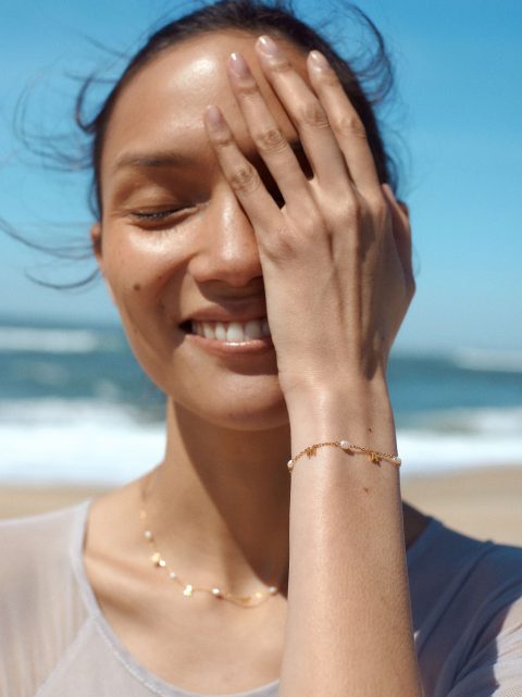 Naramky Parfois 925 Silver With Freshwater Pearl Damske Biele | SK-HM6278954