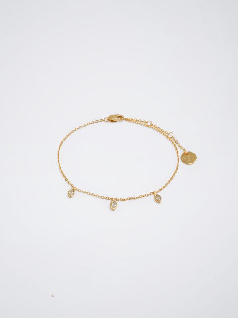 Naramky Parfois 925 Silver With Zirconia Damske Zlate | SK-EM4207563