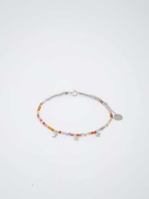 Naramky Parfois 925 Sterling Silver With Semiprecious Stone Damske Viacfarebný | SK-VB6730412