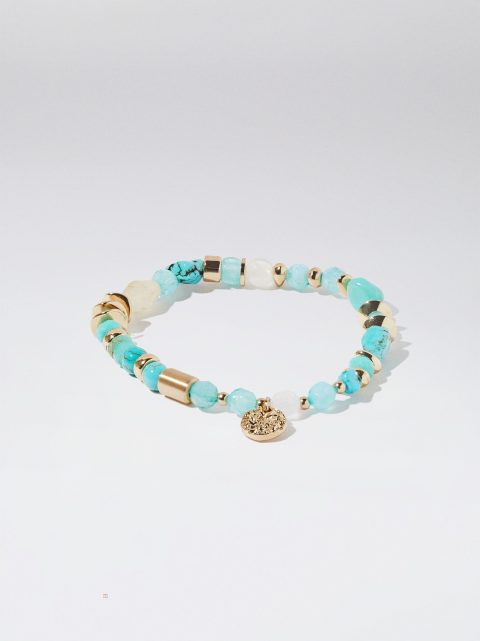 Naramky Parfois Elastic With Resin Damske Modre | SK-XJ9850267
