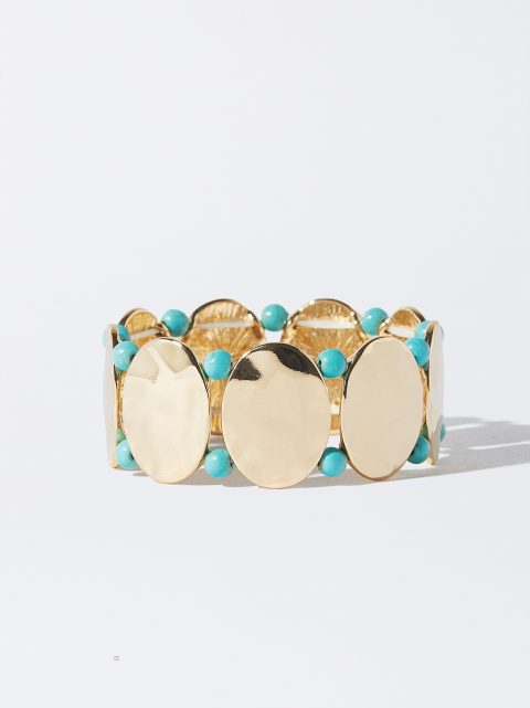 Naramky Parfois Elastic With Stone Damske Modre | SK-LI1367408