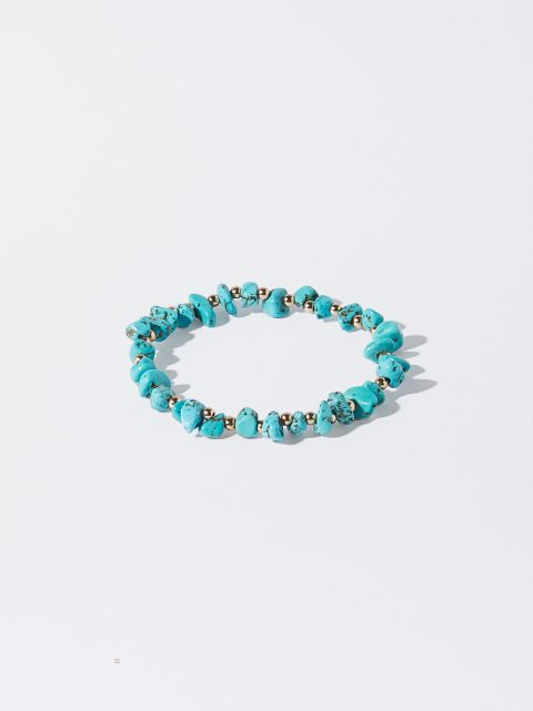 Naramky Parfois Elastic With Stone Damske Modre | SK-NJ6453792