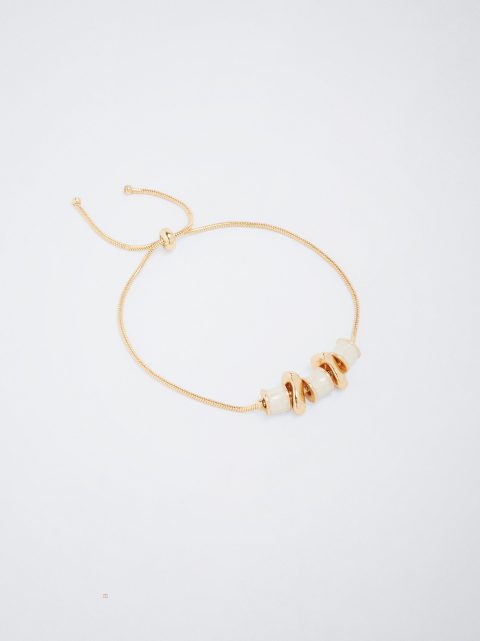 Naramky Parfois Enamel Golden Damske Zlate | SK-XF7452183