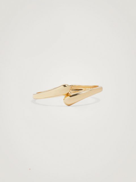 Naramky Parfois Rigid Golden Damske Zlate | SK-KH1486953