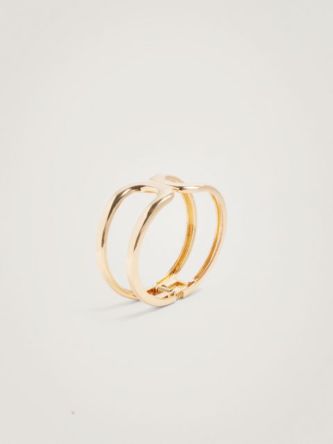 Naramky Parfois Rigid Golden Damske Zlate | SK-WT0964371