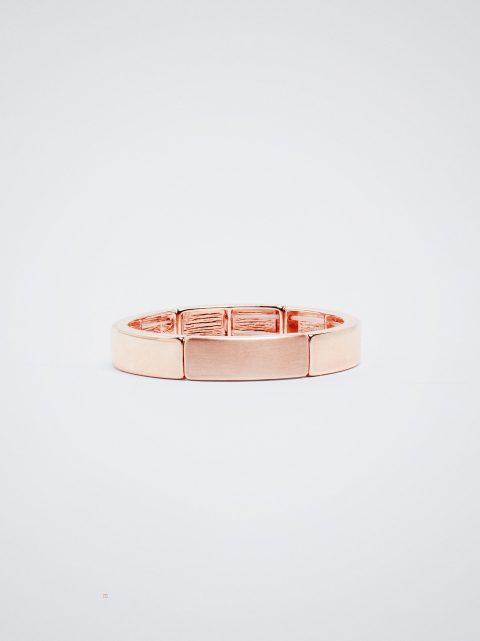 Naramky Parfois Rose Gold Elastic Damske Ruzove Zlate | SK-ZD8017692