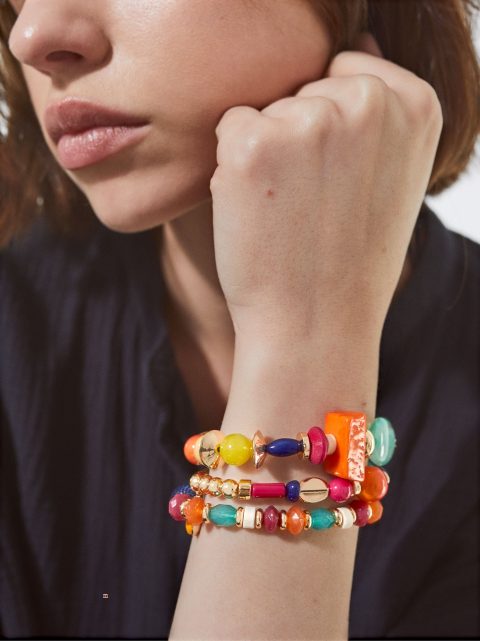 Naramky Parfois Set Of Elastic With Stone Damske Viacfarebný | SK-BP5682703