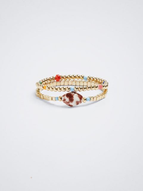 Naramky Parfois Set Of With Beads Damske Viacfarebný | SK-JY8014356