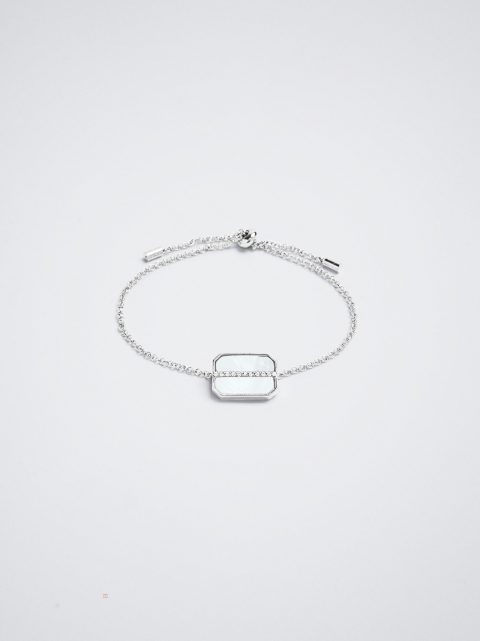Naramky Parfois Silver With Crystal And Shell Damske Strieborne | SK-SW0725496