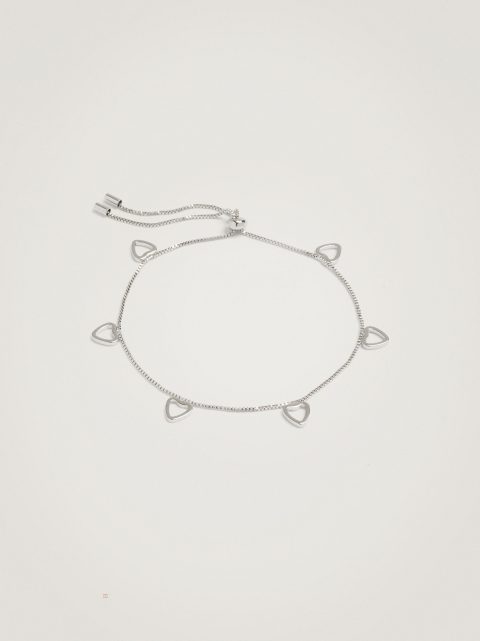 Naramky Parfois Silver With Heart Damske Strieborne | SK-OM4025973