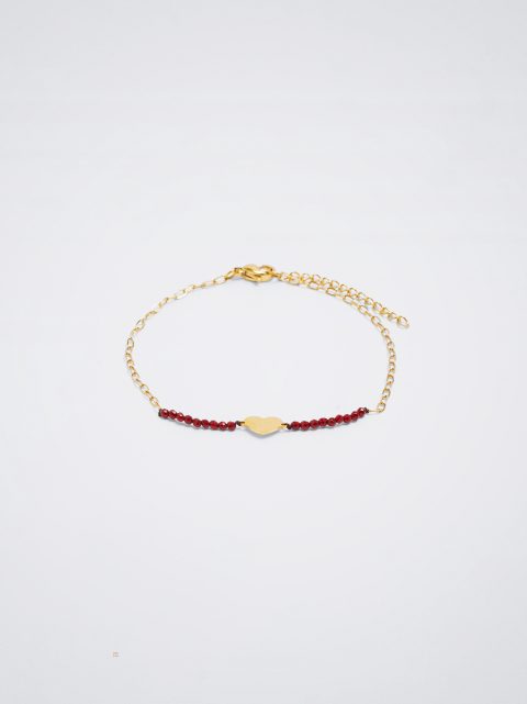 Naramky Parfois Stainless Steel Semiprecious Stones Damske Ruzove | SK-OB3825670