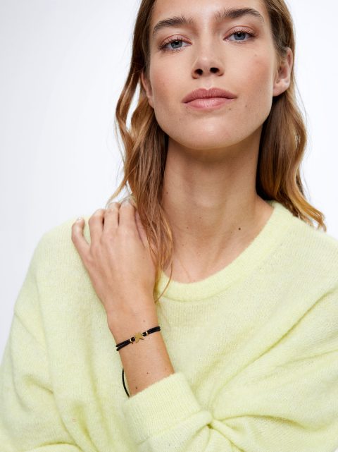 Naramky Parfois Stainless Steel With Butterfly Damske Čierne | SK-ZI5310264
