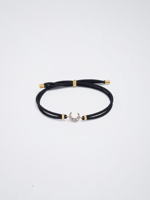 Naramky Parfois Stainless Steel With Moon Damske Čierne | SK-PE8709134