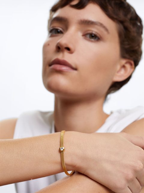 Naramky Parfois Steel Golden Damske Zlate | SK-AI1637580