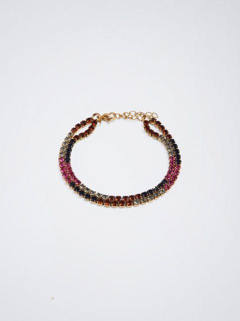 Naramky Parfois Steel With Crystals Damske Viacfarebný | SK-BT7925813