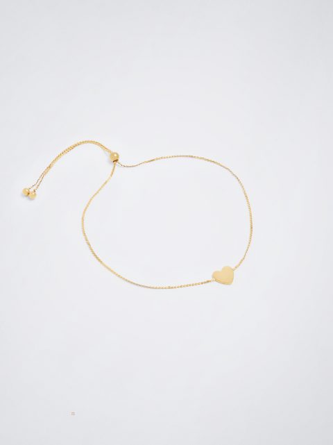 Naramky Parfois Steel With Heart Damske Zlate | SK-GA7193068