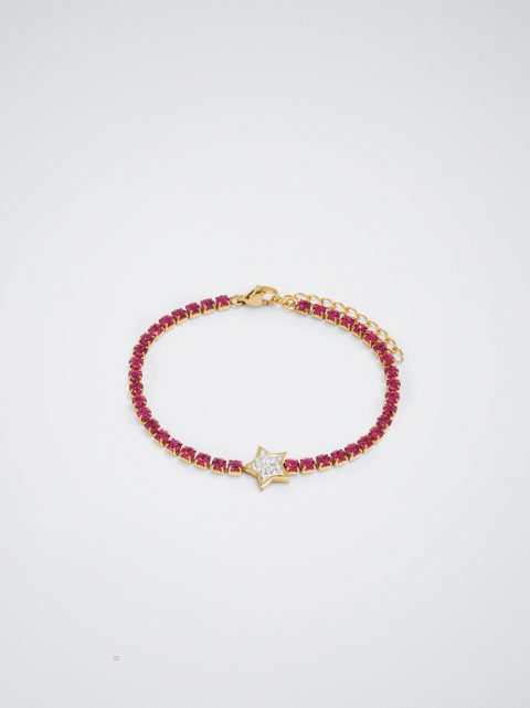 Naramky Parfois Steel With Star Damske Fuchsie | SK-WR5312479