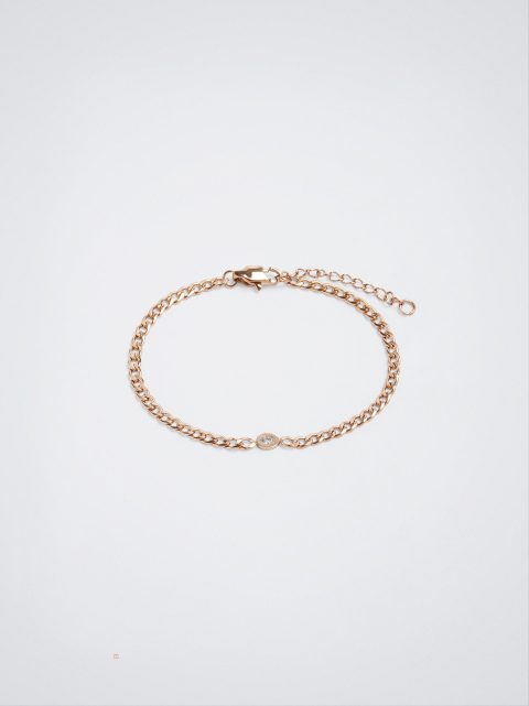 Naramky Parfois Steel With Strass Damske Ruzove Zlate | SK-MR5062843