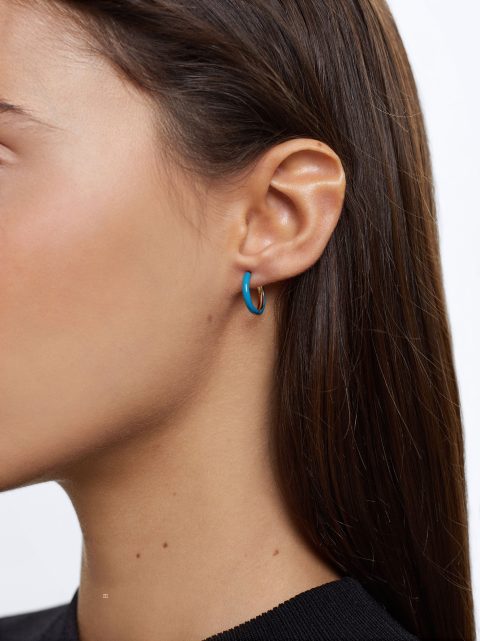 Nausnice Parfois 925 Silver Hoop Damske Siva | SK-YH5492618