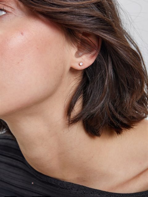 Nausnice Parfois 925 Silver Stud With Zirconia Damske Zlate | SK-QS3952140
