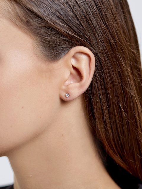 Nausnice Parfois 925 Silver Stud With Zirconia Damske Strieborne | SK-TD7246815