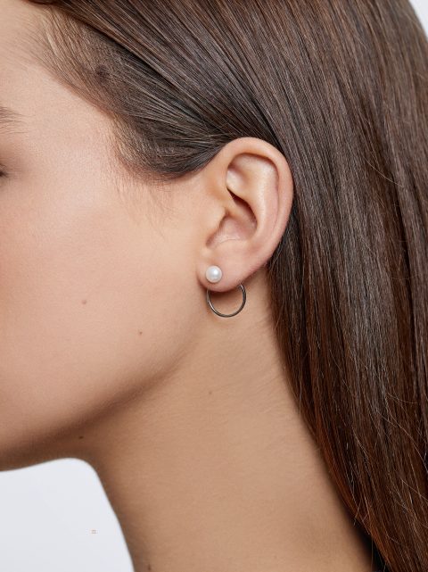 Nausnice Parfois 925 Silver Studs With Freshwater Pearl Damske Strieborne | SK-YX4967132