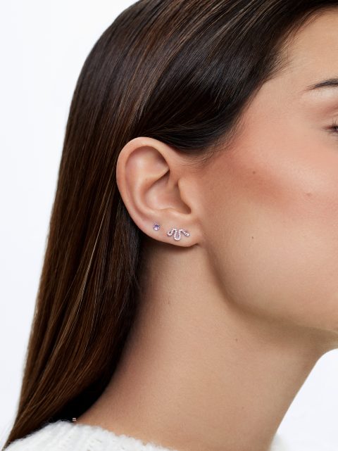 Nausnice Parfois 925 Silver Studs With Zirconia Damske Nachový | SK-PY5728619