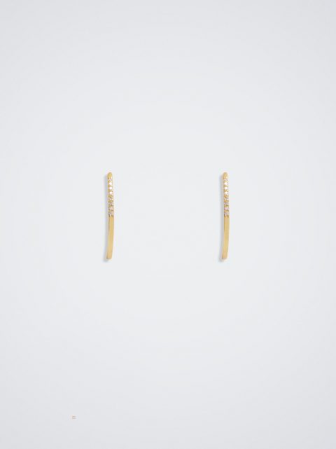 Nausnice Parfois 925 Silver Studs With Zirconia Damske Zlate | SK-UL5936702
