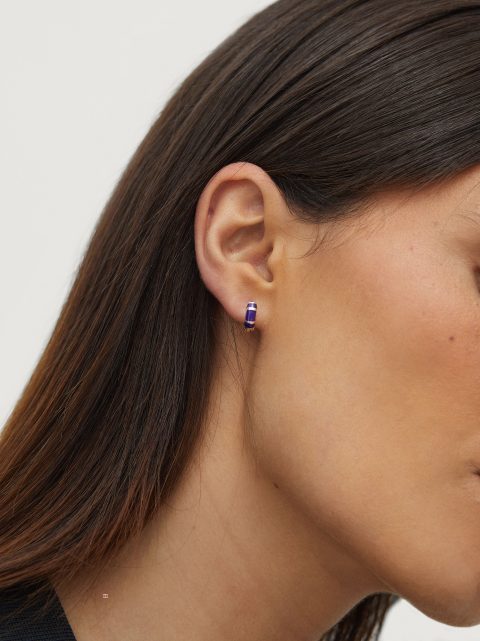 Nausnice Parfois 925 Sterling Silver Hoop Damske Viacfarebný | SK-TP7614539