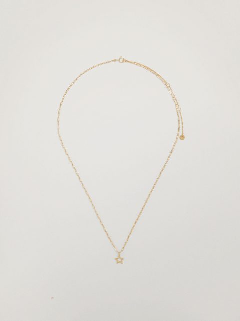 Náhrdelník Parfois 925 Silver With Star Damske Zlate | SK-JX8165702