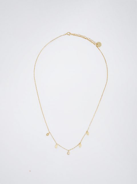 Náhrdelník Parfois 925 Silver With Zirconia Damske Zlate | SK-KP5973014
