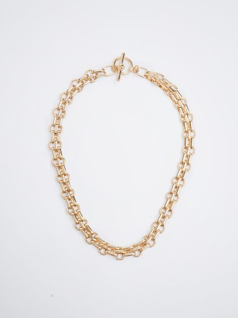 Náhrdelník Parfois Gold-Toned Chain Damske Zlate | SK-AJ6039185