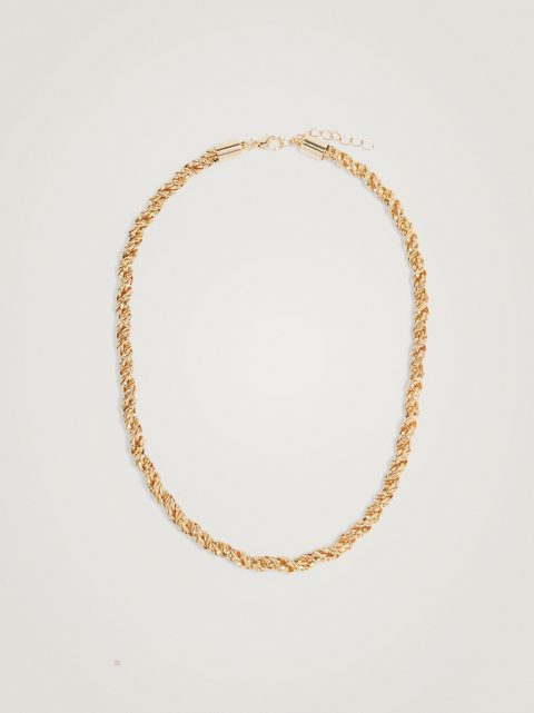 Náhrdelník Parfois Gold-Toned Chain Damske Zlate | SK-GJ2018963