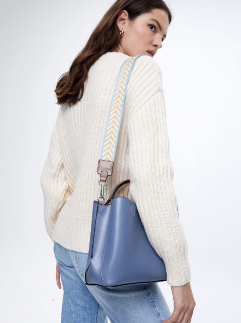 Nákupné Tašky Parfois Basic Tote With Double Handle Damske Modre | SK-BF1064278