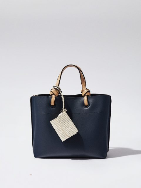 Nákupné Tašky Parfois Everyday Tote With Pendant Damske Námornícka Modrá | SK-CO2801349