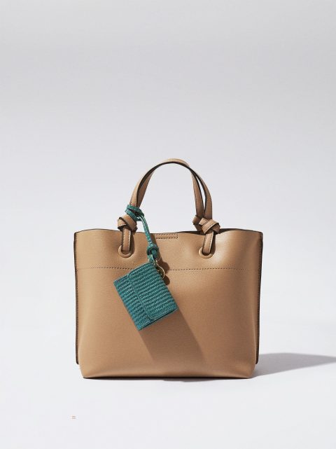 Nákupné Tašky Parfois Everyday Tote With Pendant Damske Hnede | SK-KY8431965