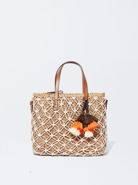 Nákupné Tašky Parfois Handmade Straw Tote Damske Hnede | SK-KA9872016