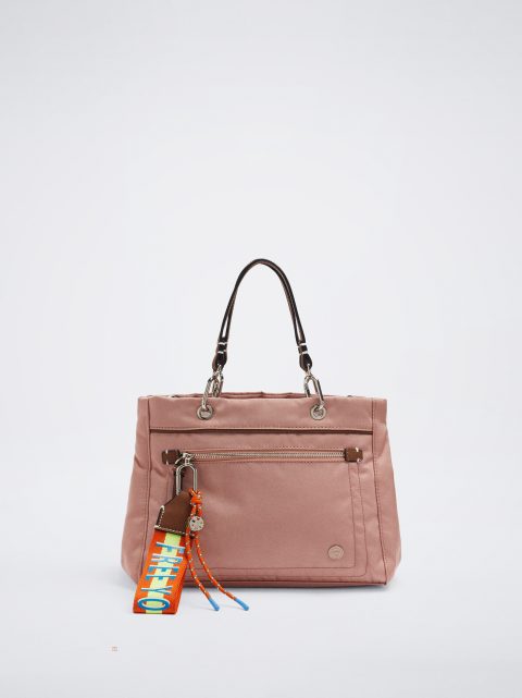 Nákupné Tašky Parfois Nylon Tote With Pendant Damske Ruzove | SK-JR8253917