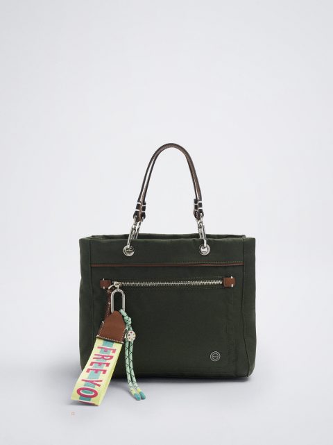Nákupné Tašky Parfois Nylon Tote With Pendant Damske Hnedožltý | SK-KE3179486