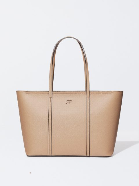 Nákupné Tašky Parfois Online Exclusive - Shopper Damske Hnede | SK-KP4390267