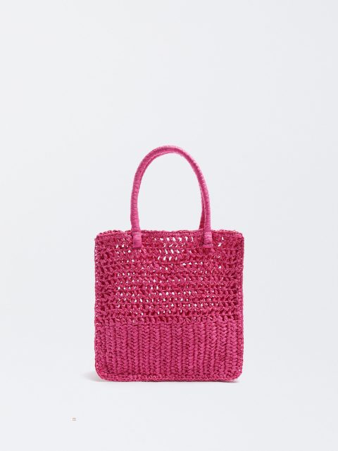 Nákupné Tašky Parfois Straw Tote Damske Ruzove | SK-NJ6398125